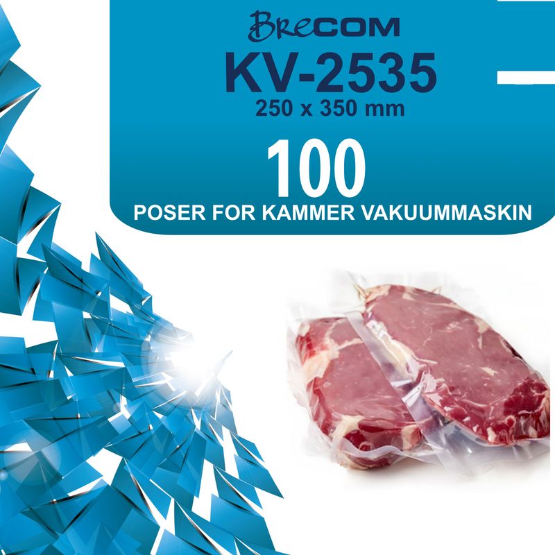 Poser til kammervakuum maskin 100 stk. i pakke str. 250x350mm