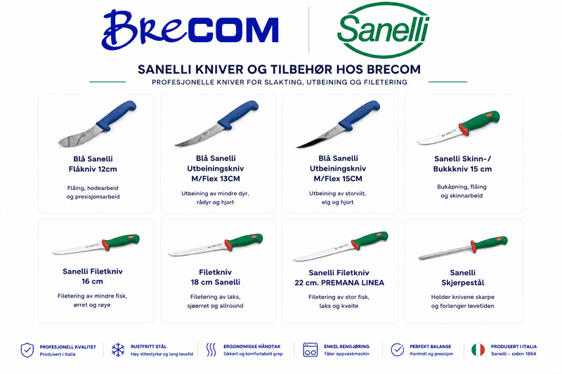 Hvilken Sanelli-kniv skal du velge?