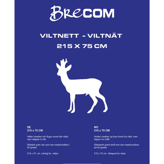 Hovedbilde VN-215- -Brecom viltnett. Rådyr. 215x75 cm
