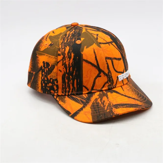 Huvudbild Brecom Caps. Orange camo